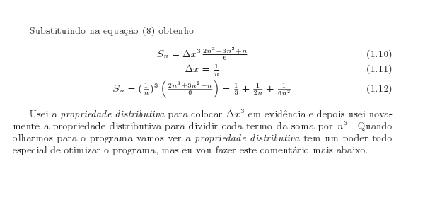 soma de Riemann - continuação
